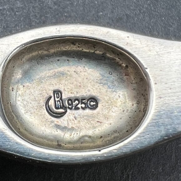 Relios Carolyn Pollack Amethyst Sterling Cuff Bracelet Bezel Set Southwestern - Picture 6 of 10